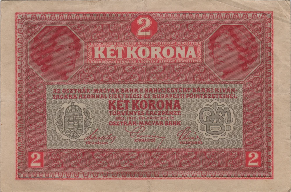 2 Kronen, 1917 Reverse