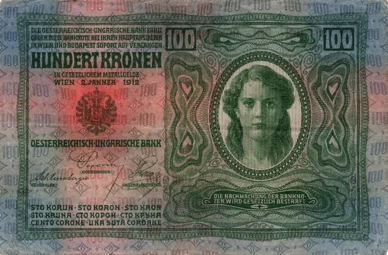Preview 100 Kronen, 1912 obverse