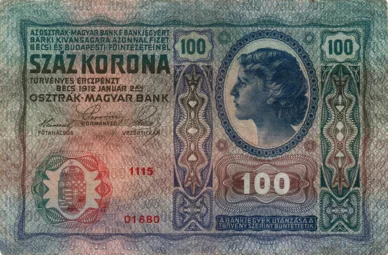 Preview 100 Kronen, 1912 reverse