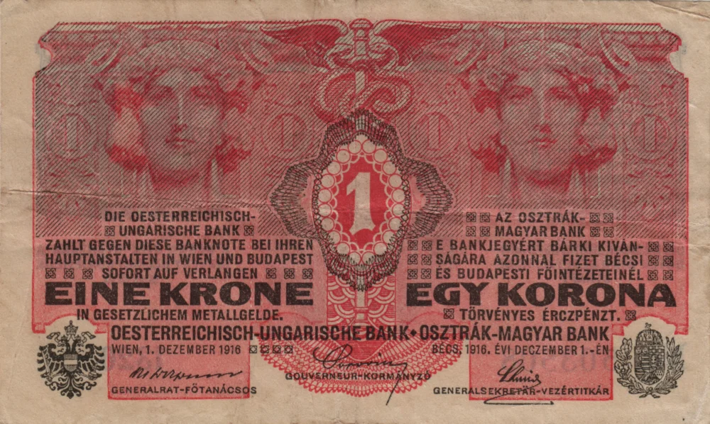 1 Krone, 1916 Obverse