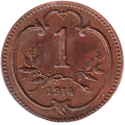 Preview 1 heller, 1914 reverse