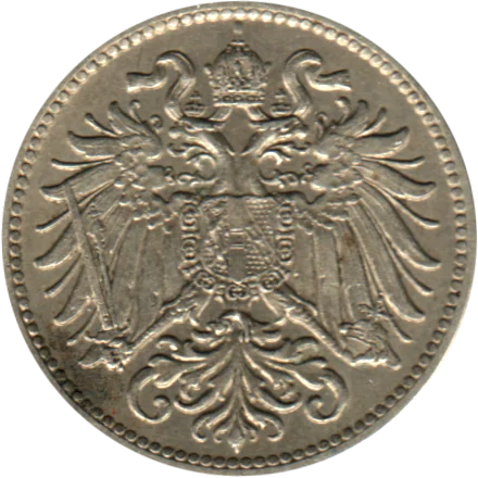 10 heller, 1915 Obverse