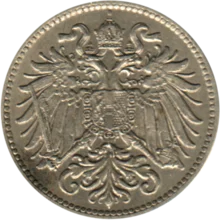 Preview 10 heller, 1915 obverse