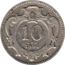 Preview 10 heller, 1894 reverse
