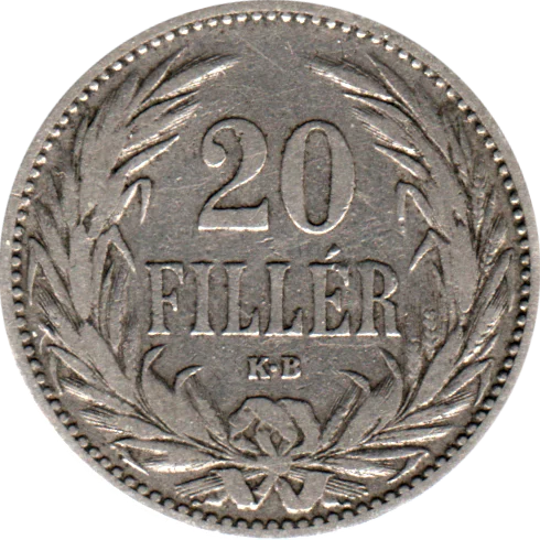20 heller, 1894 Reverse