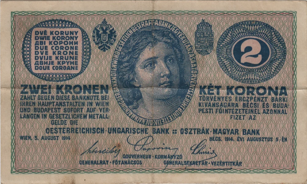 2 Kronen, 1914 Obverse