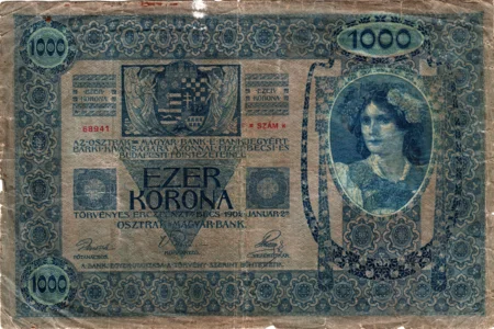 Preview 1000 Kronen, 1902 reverse