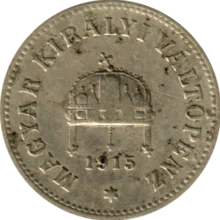 Preview 10 heller, 1915 obverse