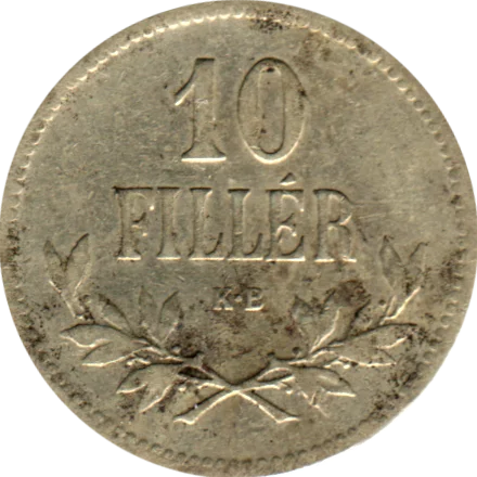 10 heller, 1915 Reverse