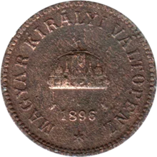 Preview 2 heller, 1896 obverse