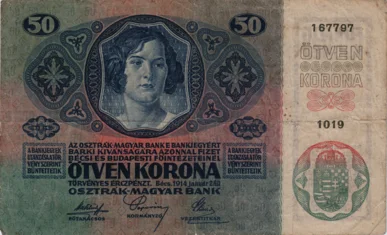 Preview 50 Kronen, 1914 reverse