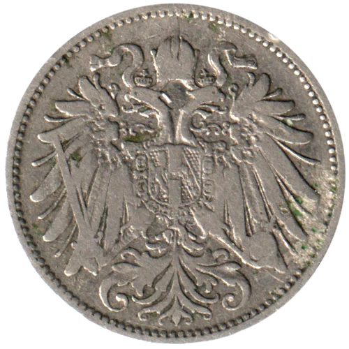 20 heller, 1893 Obverse