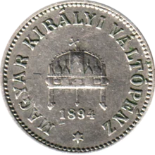 Preview 10 heller, 1894 obverse