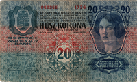 Preview 20 Kronen, 1913 reverse