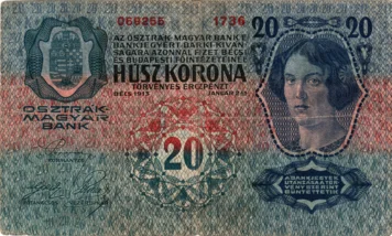 Preview 20 Kronen, 1913 reverse