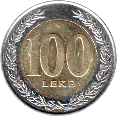 100 Lekë, 2023 Reverse