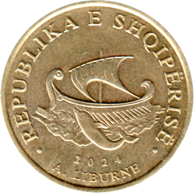 20 Lekë, 2024 Obverse
