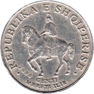 50 Lekë, 2000 Obverse