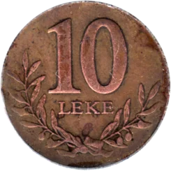 Preview 10 Lekë, 2009 reverse