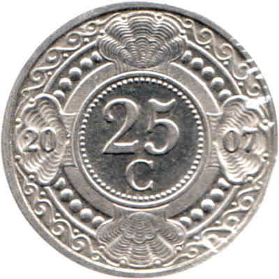 25 cents, 2007 Reverse