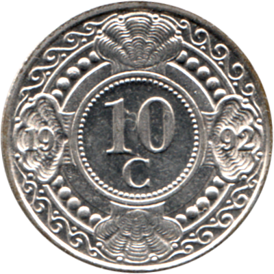 10 cents, 1992 Reverse