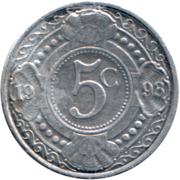 5 cents, 1993 Reverse