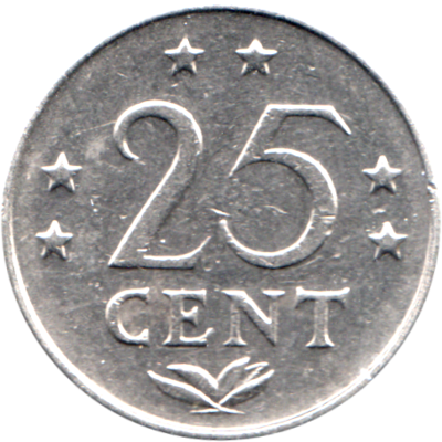 25 cents, 1971 Reverse