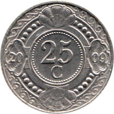 25 cents, 2009 Reverse