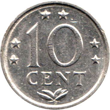 10 cents, 1978 Reverse