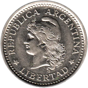 Preview 1 Peso, 1959 obverse