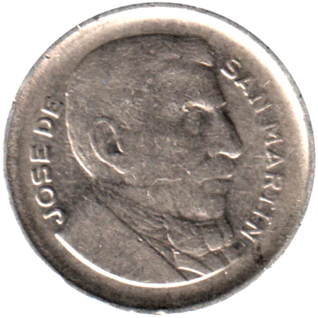 10 centavos, 1956 Obverse
