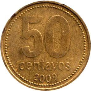 Preview 50 centavos, 2009 reverse