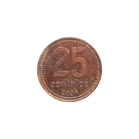 Preview 25 centavos, 2009 reverse