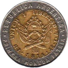 Preview 1 Peso, 1995 obverse