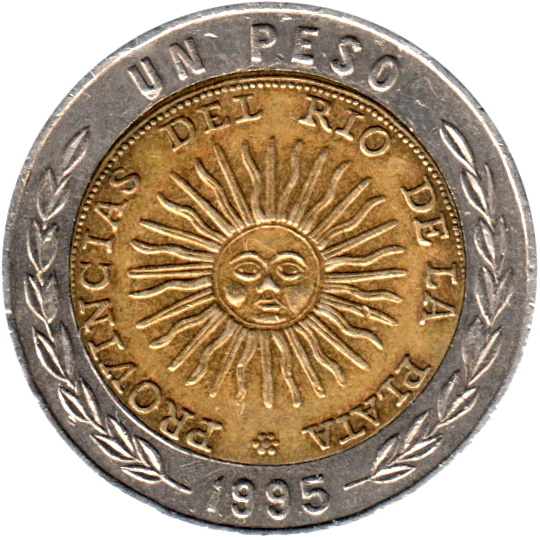 1 Peso, 1995 Reverse
