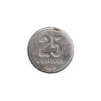Preview 25 centavos, 1994 reverse