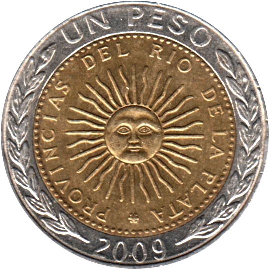 1 Peso, 2009 Reverse