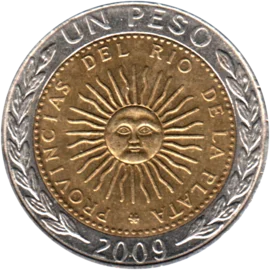Preview 1 Peso, 2009 reverse