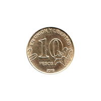Preview 10 Pesos, 2019 reverse