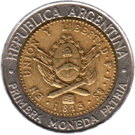 Preview 1 Peso, 1994 obverse