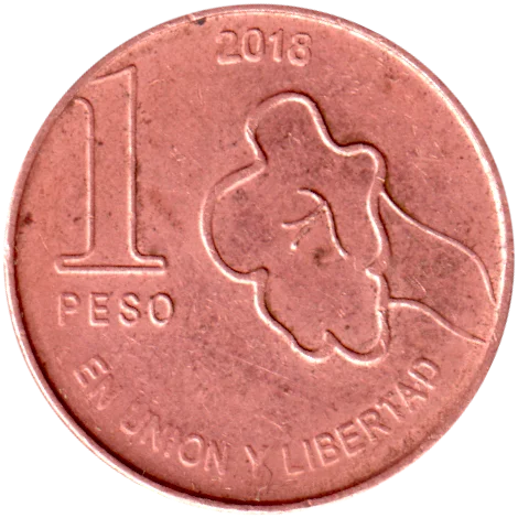 1 Peso, 2018 Reverse
