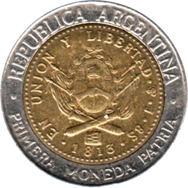 Preview 1 Peso, 2006 obverse