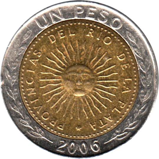 1 Peso, 2006 Reverse