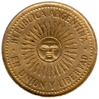 5 centavos, 1992 Obverse