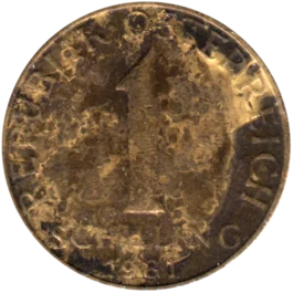 Preview 1 Schilling, 1981 reverse