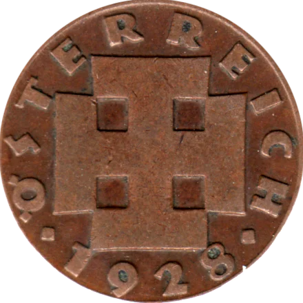 2 Groschen, 1928 Obverse