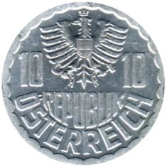 Preview 10 Groschen, 1983 obverse