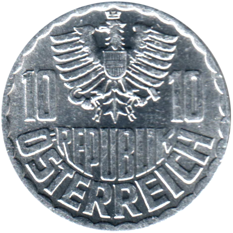 10 Groschen, 1978 Obverse