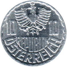 Preview 10 Groschen, 1978 obverse