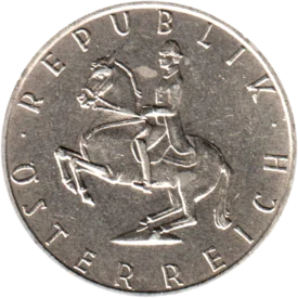 Preview 5 Schilling, 1968 obverse